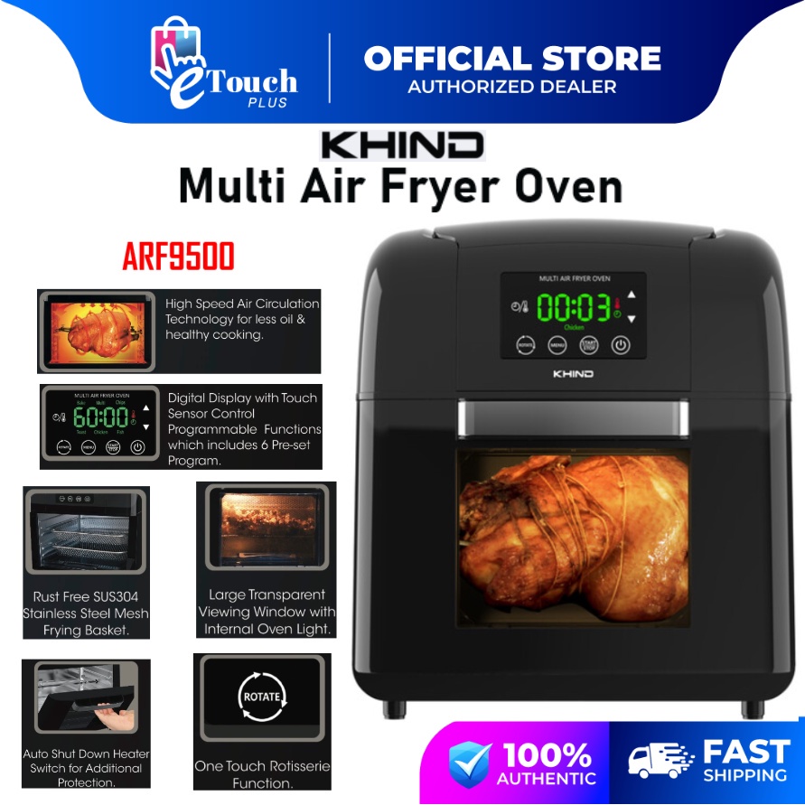 KHIND Malaysia - Get the KHIND Multi Air Fryer Oven today and get