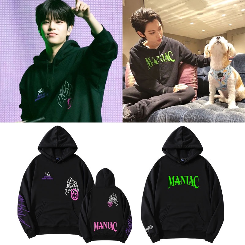 Stray Kids selling Maniac USA TOUR Hoodie Merch