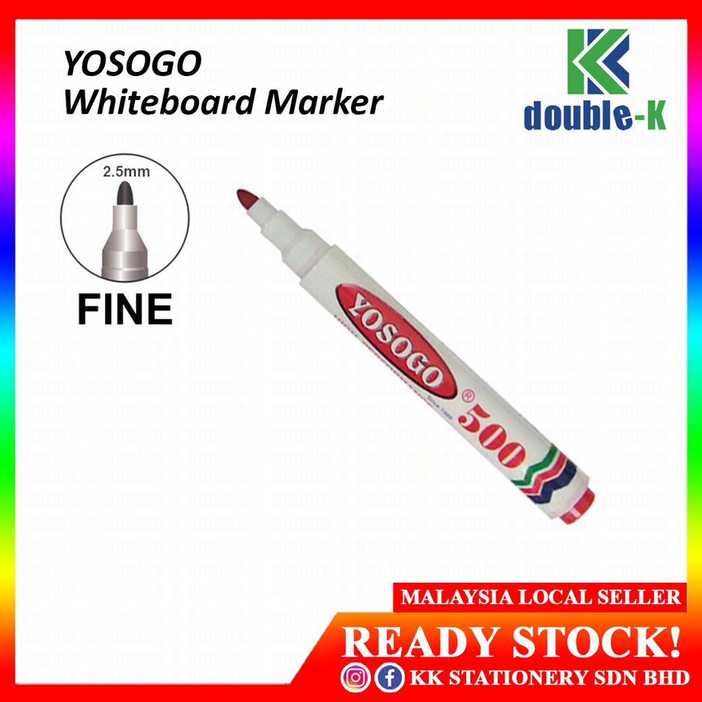 YOSOGO Whiteboard Marker 500/509 RM1.50/pcs Shopee Malaysia