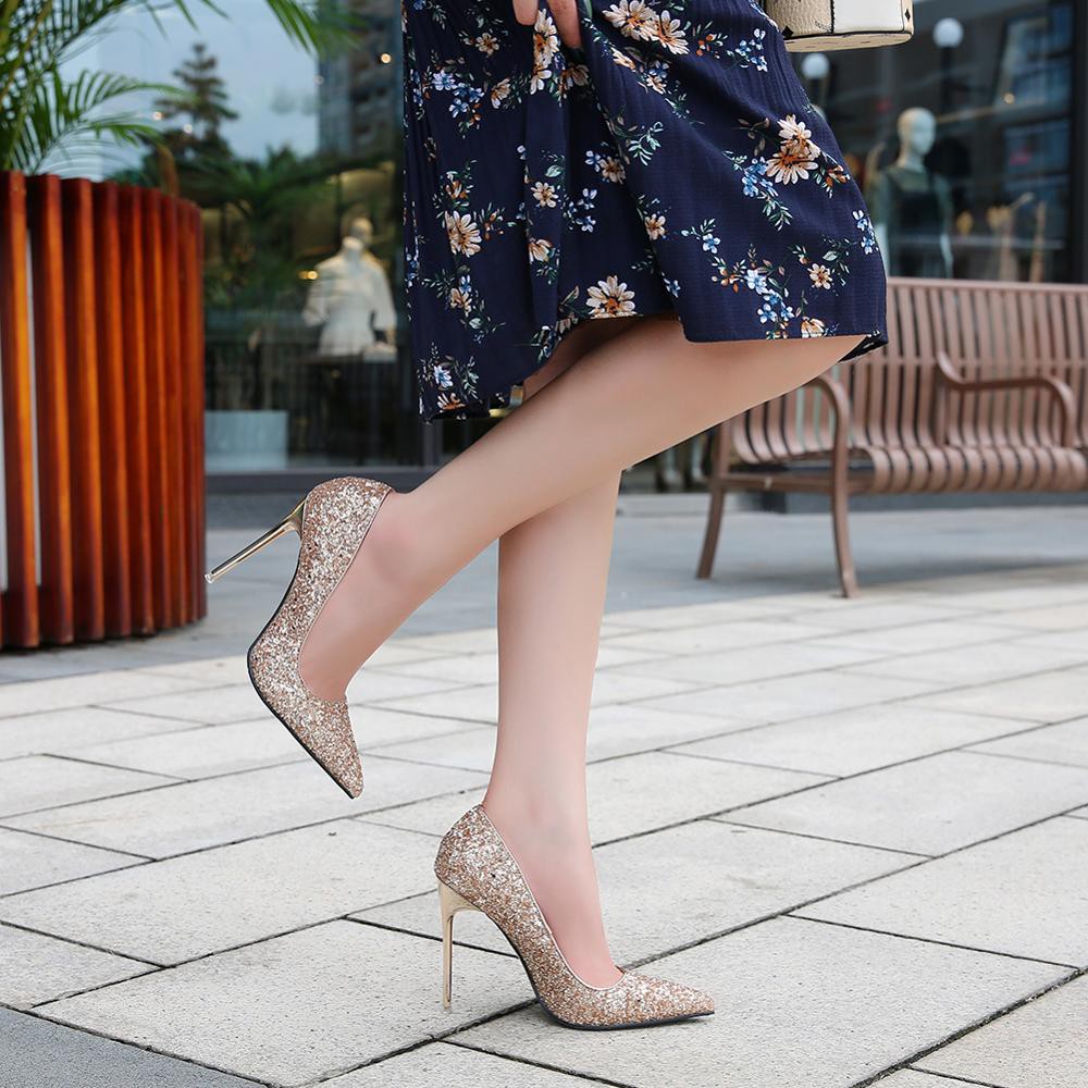 Gold plated sale heels