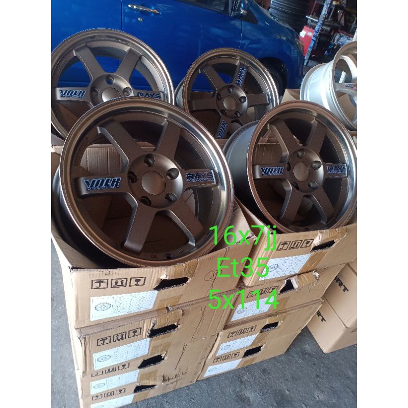 rim ce28 te37 ze40 mugen mf10 tc05n 5 lubang 16x 5 100+114 15 5x100+114 ...