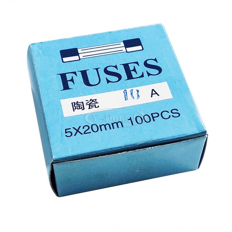 10pcs Ceramic Tube Fuses 5 x 20mm 6 x 30mm Fast Blow Fuse