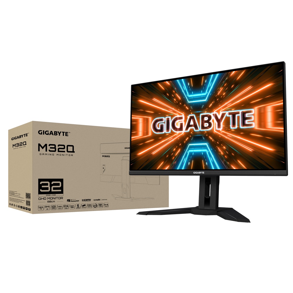 Gigabyte M32Q 31.5" QHD 165Hz 1Ms HDR 400 Gaming Monitor Shopee Malaysia
