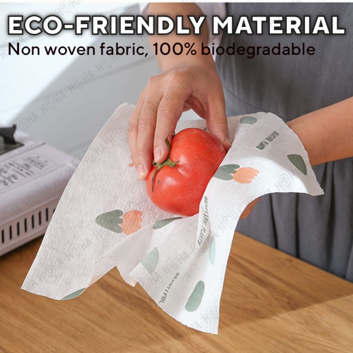 [Local] Extra Thick Kitchen Cleaning Lazy Rag Disposable Washable Dry ...