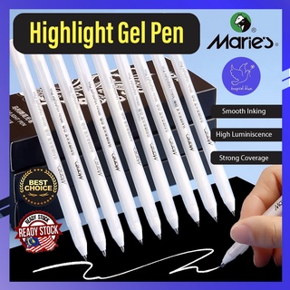 White Highlighter Pen Drawing  Highlight Pen White Sketch - 1/2/3pcs White  Paint - Aliexpress