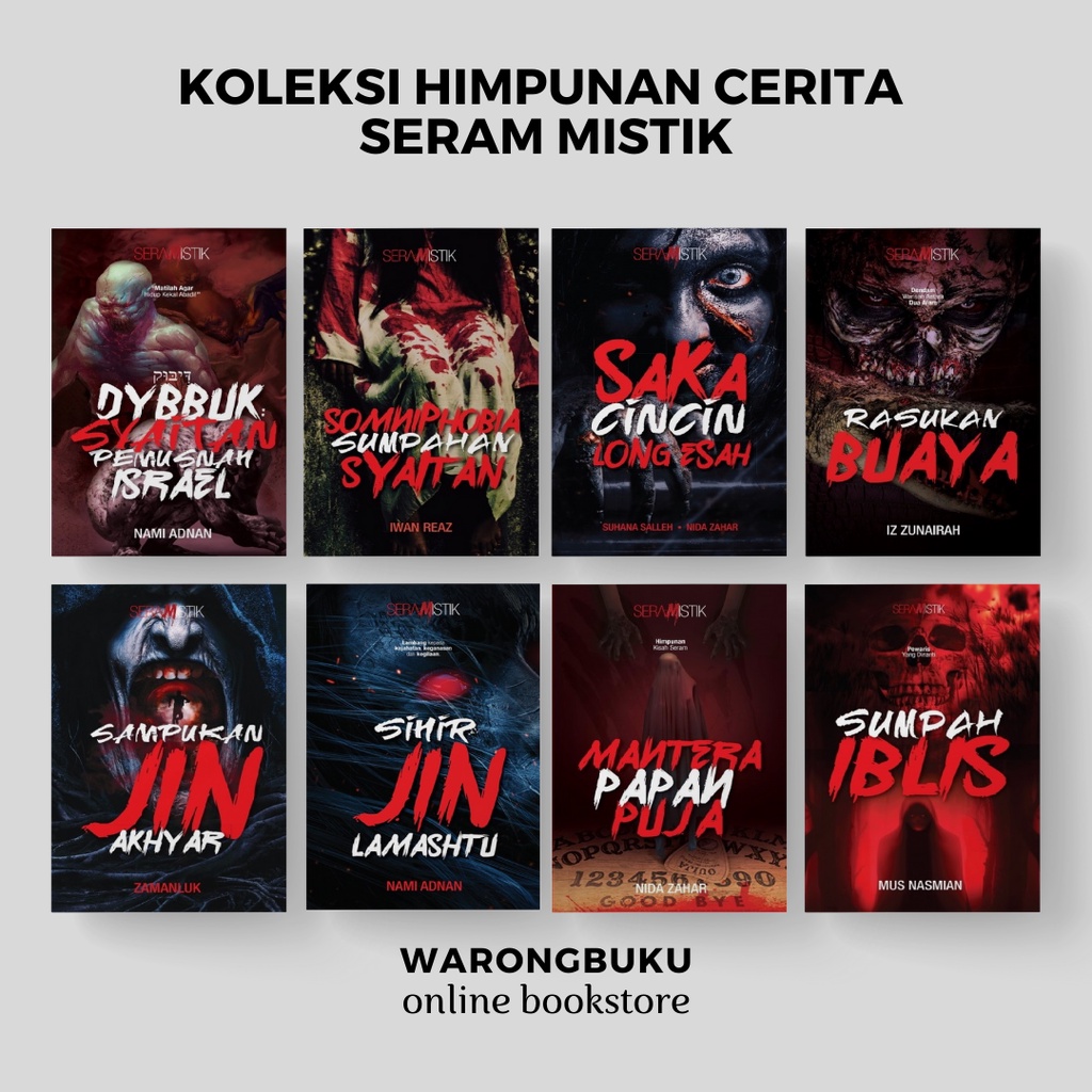 Buku Puris Koleksi Himpunan Kisah Seram Cerita Mistik Novel Seram Novel Hantu Shopee Malaysia 