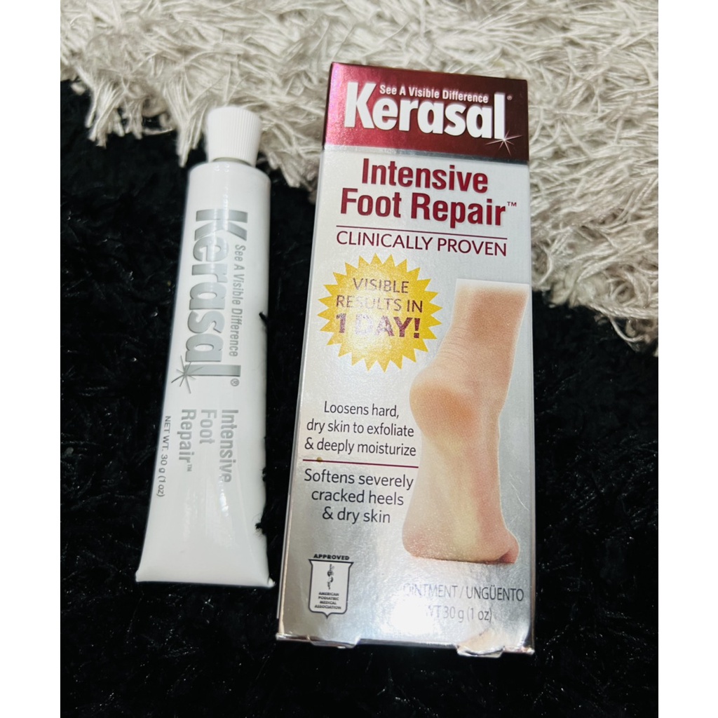 [USA Official] Kerasal Intensive Foot Repair Heel Cracking Cream (30g