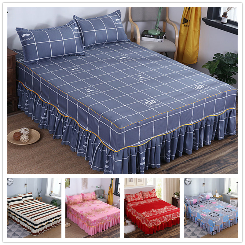 Ready Stock Cadar Ropol King Queen Size Bedsheet S-side Bedding Bed ...