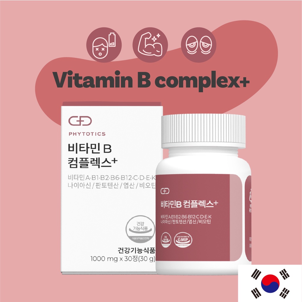 Phytotics Vitamin B Complex, Plus MultiVitamin, A, C, D, K, Fe