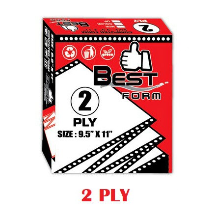 COMPUTER FORM 2 PLY 9.5'' x 11'' (500 fans) | Shopee Malaysia