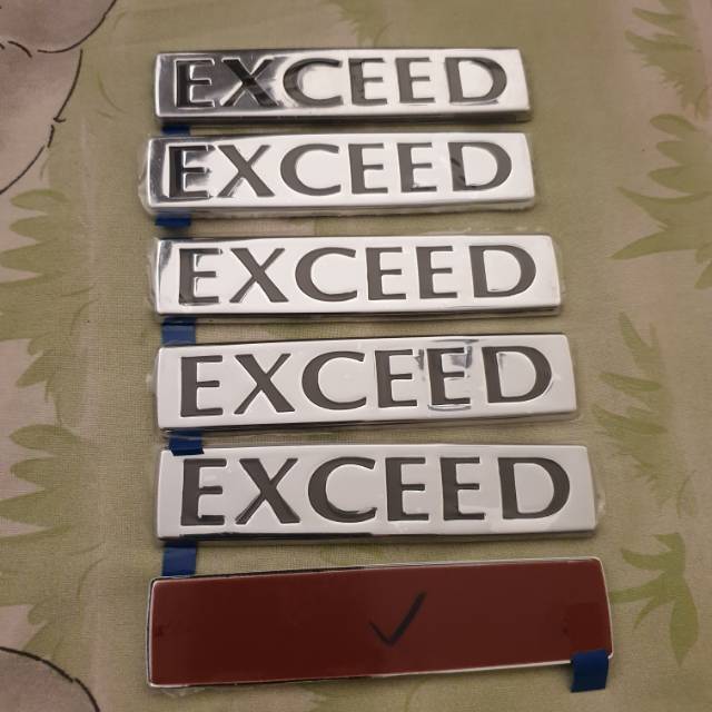 Original Exceed Emblem Mitsubishi Pajero Sport All New Pajero Sport ...