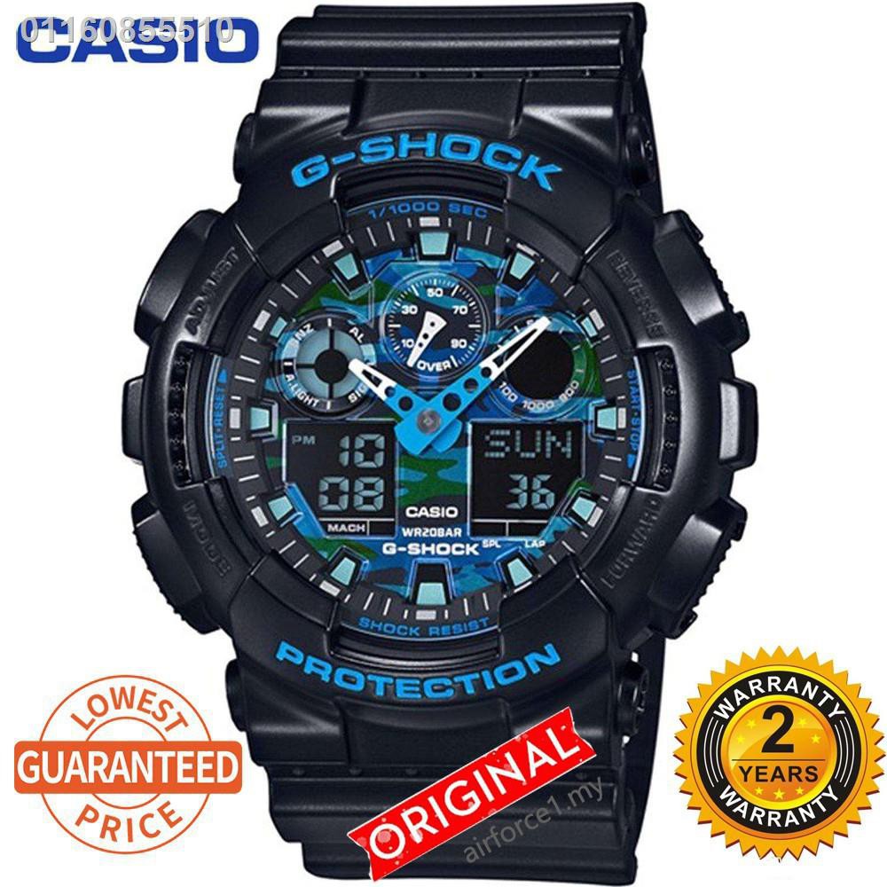 G shock camouflage online blue