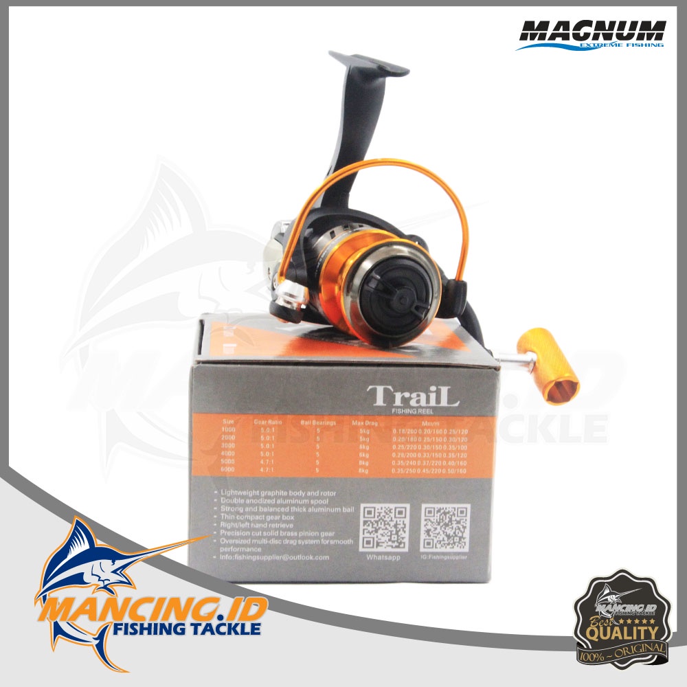 Magnum Trail Metal Spool Tbar Handle Fishing Reel Fishing Hoist ...