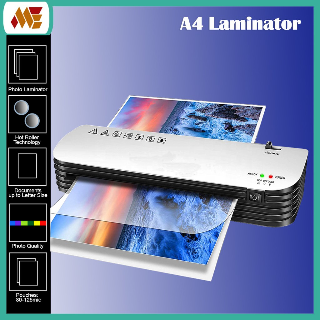 Sl299 A4 Laminator Hot And Cold Laminating Machine Document Photo Paper