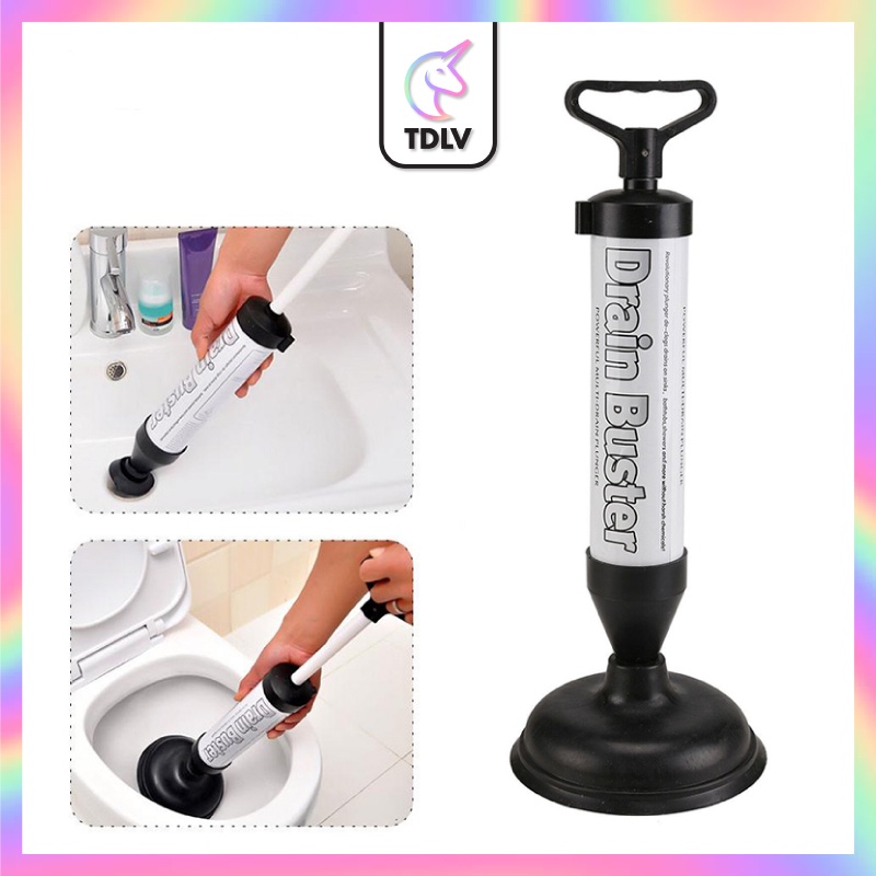 TDLV Drain Buster High Pressure Toilet Plug Toilet Clog Pump Powerful