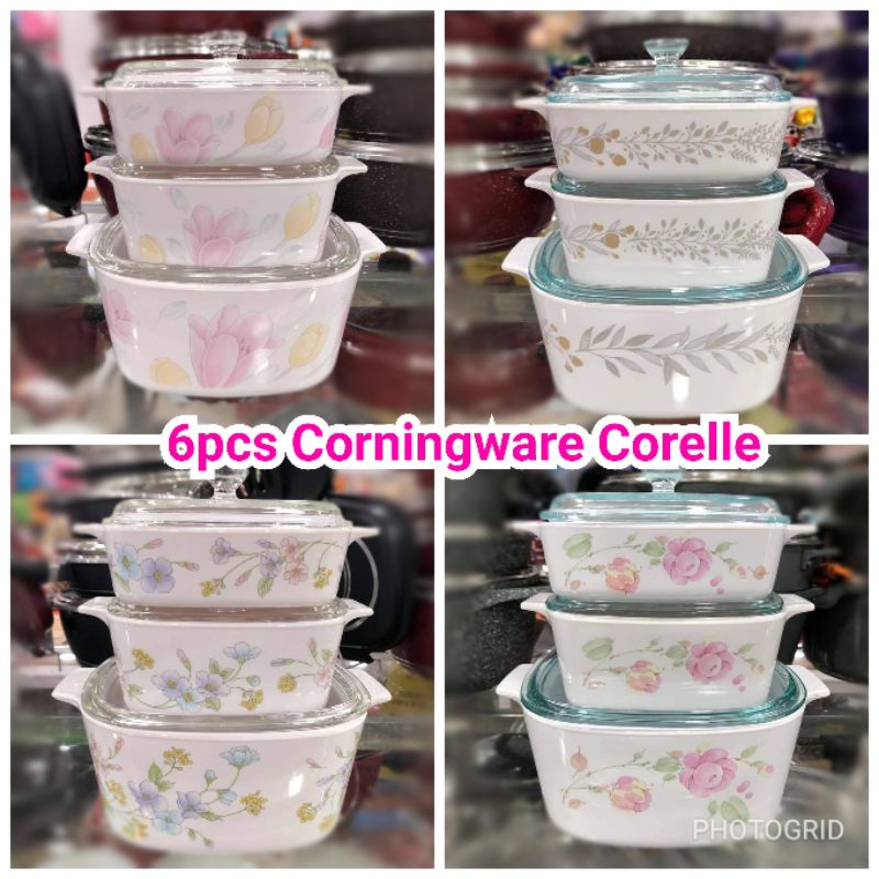 6 piece hotsell corningware set