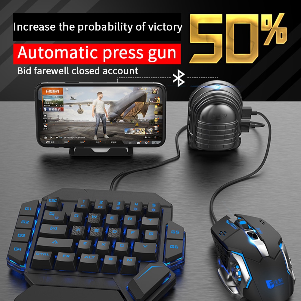 MIX3 PUBG COD Artifact Auxiliary Game Mobile Phone Mouse Keyboard Tablet  Game Controller Throne Automatic Pressure Grab | Shopee Malaysia