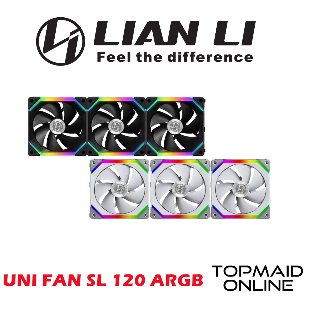 LIAN LI UNI FAN SL120 DAISY CHAIN ARGB PC CASING FAN | Shopee Malaysia