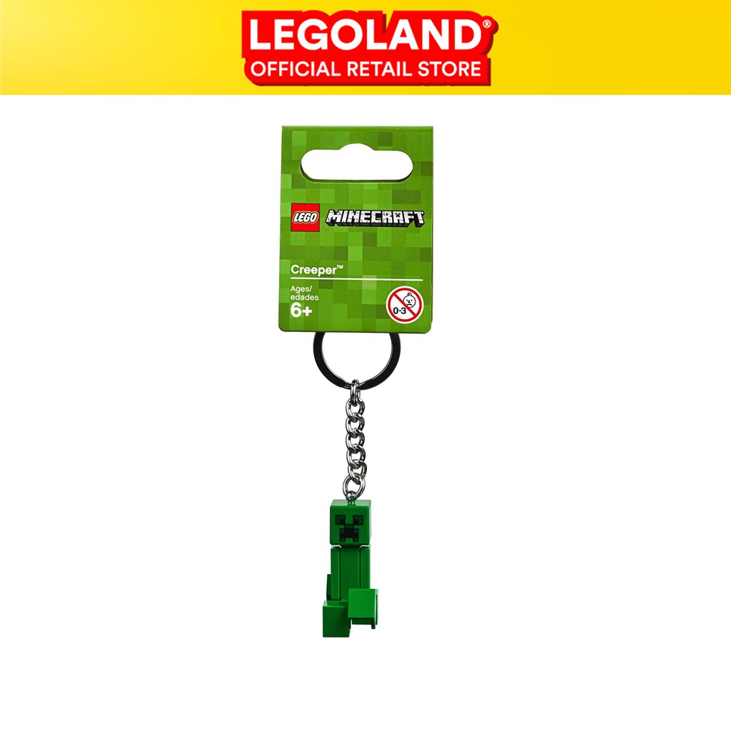 Lego 2024 creeper keychain