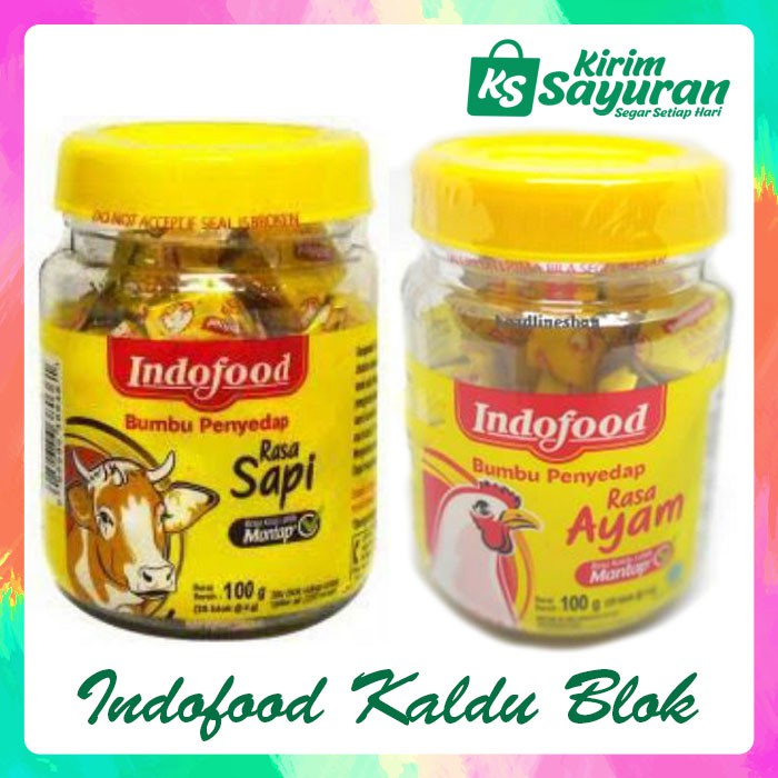 Indofood Chicken And Beef Block Broth (100 Gr / Pack) | Shopee Malaysia