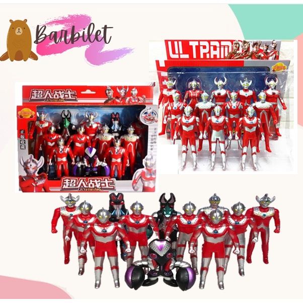 Ultraman Collection Toy Figure 12pcs/Set (1555/2617/2730) | Shopee Malaysia