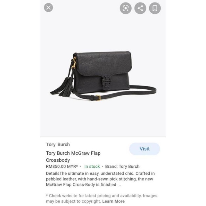 TORY BURCH McGraw Flap Crossbody Bag