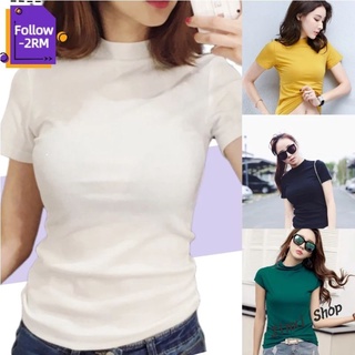 PENGXIANG Clearance Sale!Fashion Half Turtleneck T Shirt Women