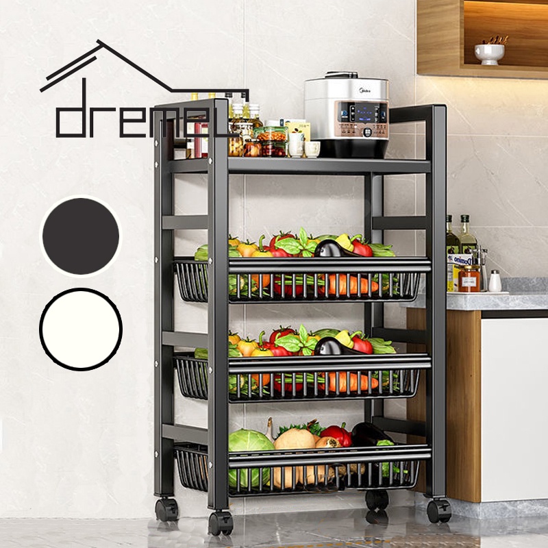 DREMEL 4 Layers Kitchen Drawer Vegetable And Fruit Racks Slotted ...