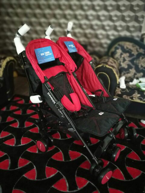 Sweet cherry twin stroller sales