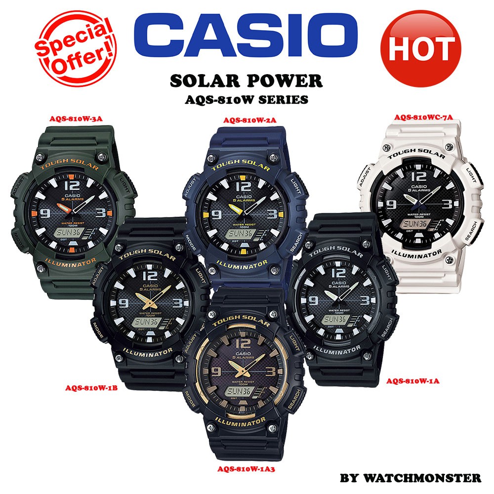 Casio tough hotsell solar 810