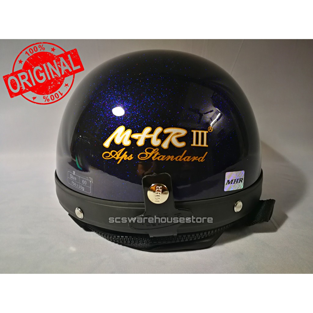 MALIBU BLUE Original MHR III Half Cut Helmet MHR KRISS Y16ZR