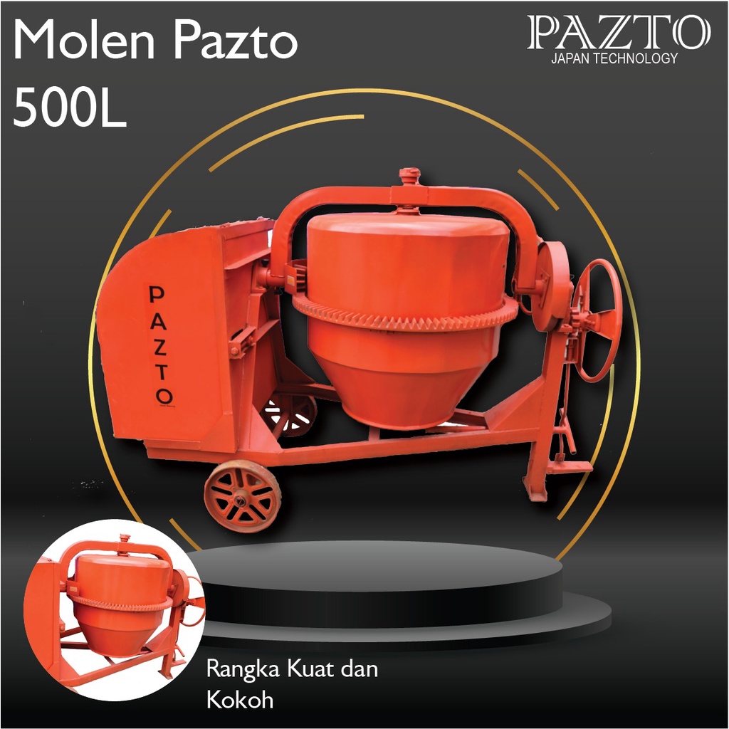 MESIN Cement Mixer MOLEN Machine (Plain Without Machine) Mix Cement ...