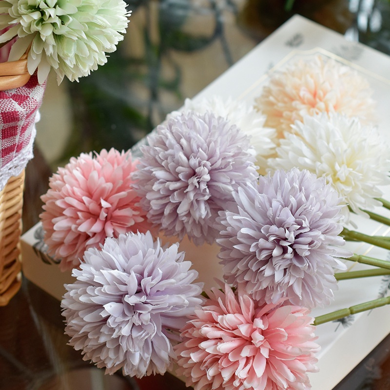 [1 Pc] Artificial Dandelion with Stem / Artificial Flower for Home ...