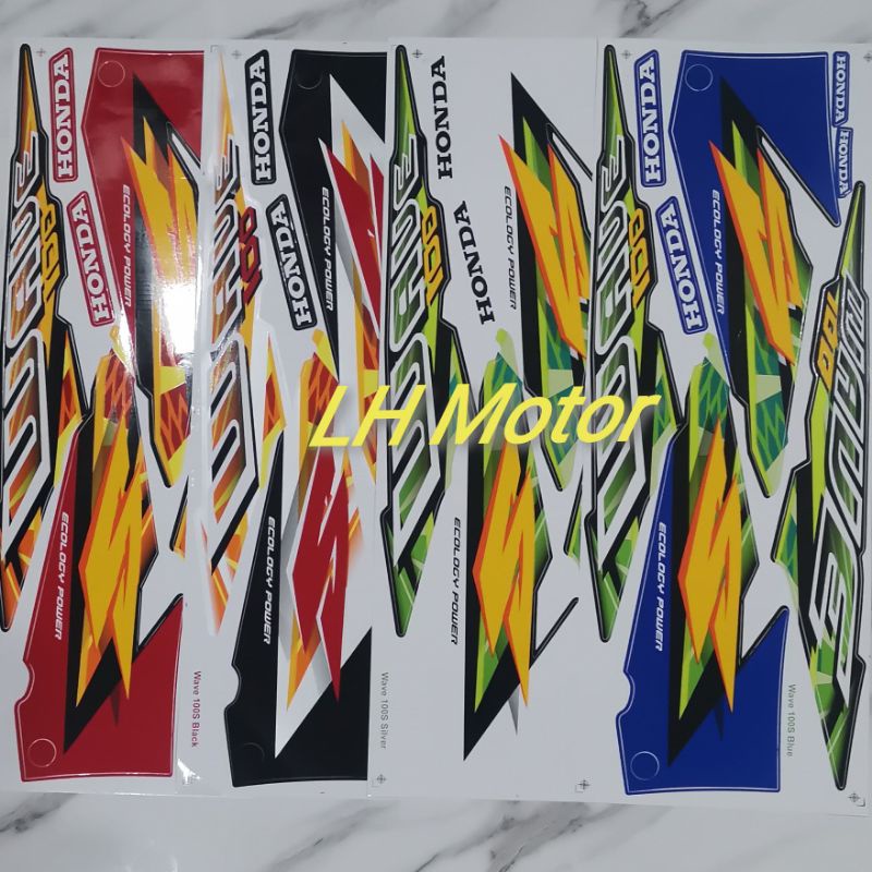 Honda 🌟Wave 100 / Wave 100R🌟 Body Sticker | Shopee Malaysia