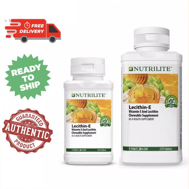 Amway NUTRILITE Lecithin E (150 tab/270 tab) 100 Away Original