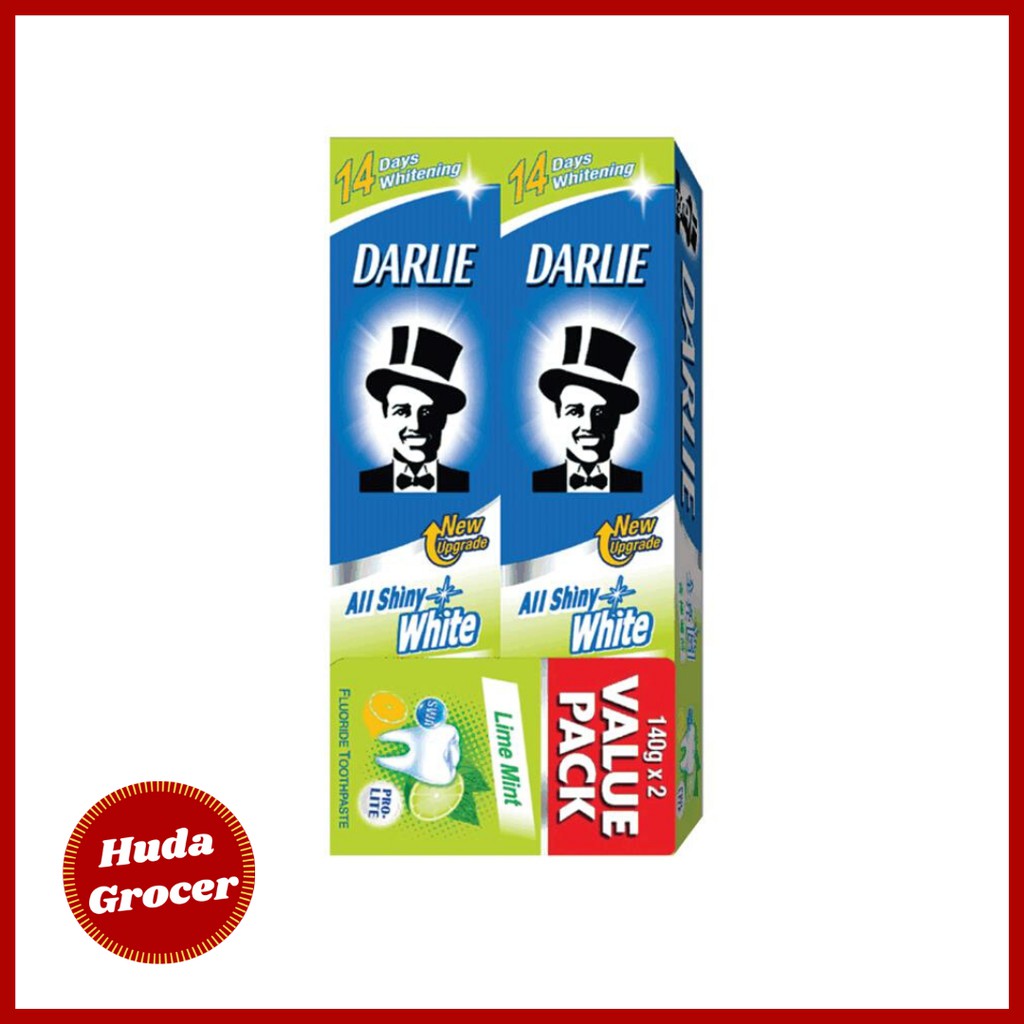 Darlie Toothpaste All Shiny White Lime Mint Value Pack G Shopee Malaysia