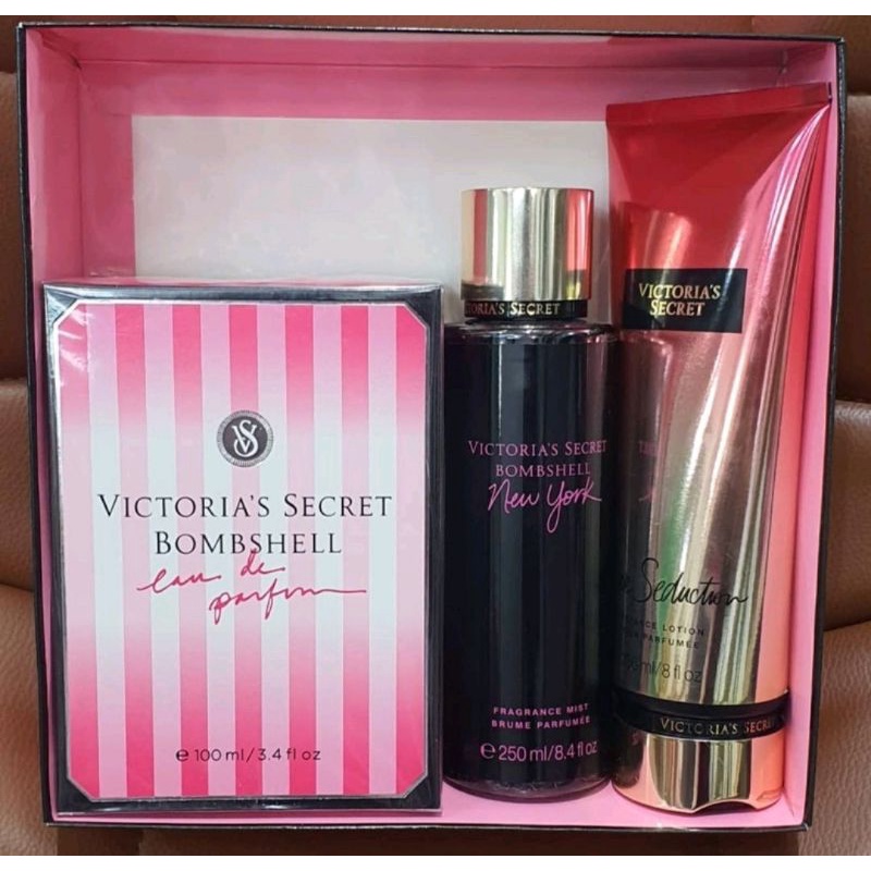 New Victoria's Secret Original Bombshell 3 in 1 set EDP Perfume + New ...