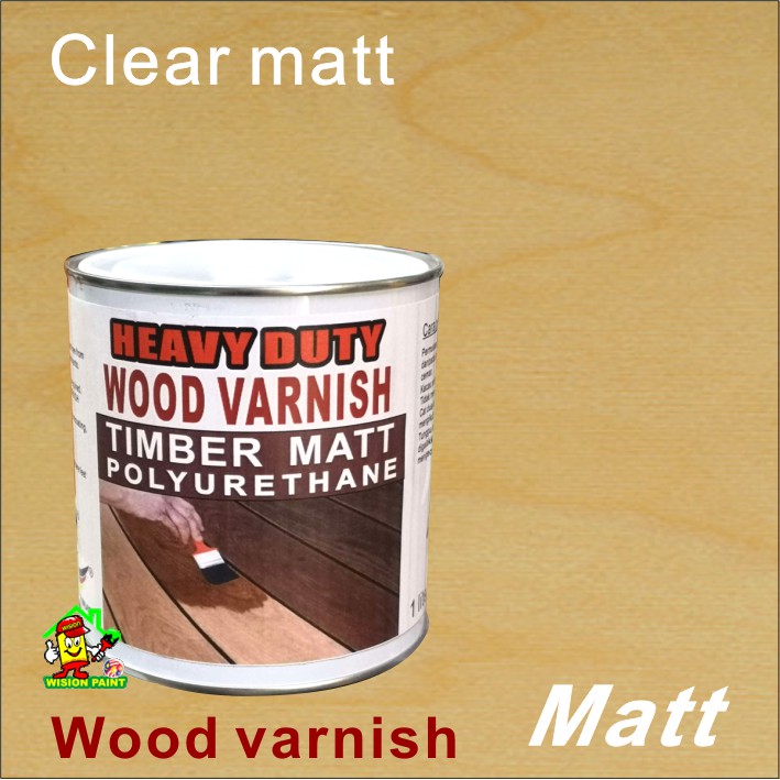 CLEAR MATT ( 5L ) HEAVY DUTY WOOD VARNISH TIMBER CLEAR GLOSS