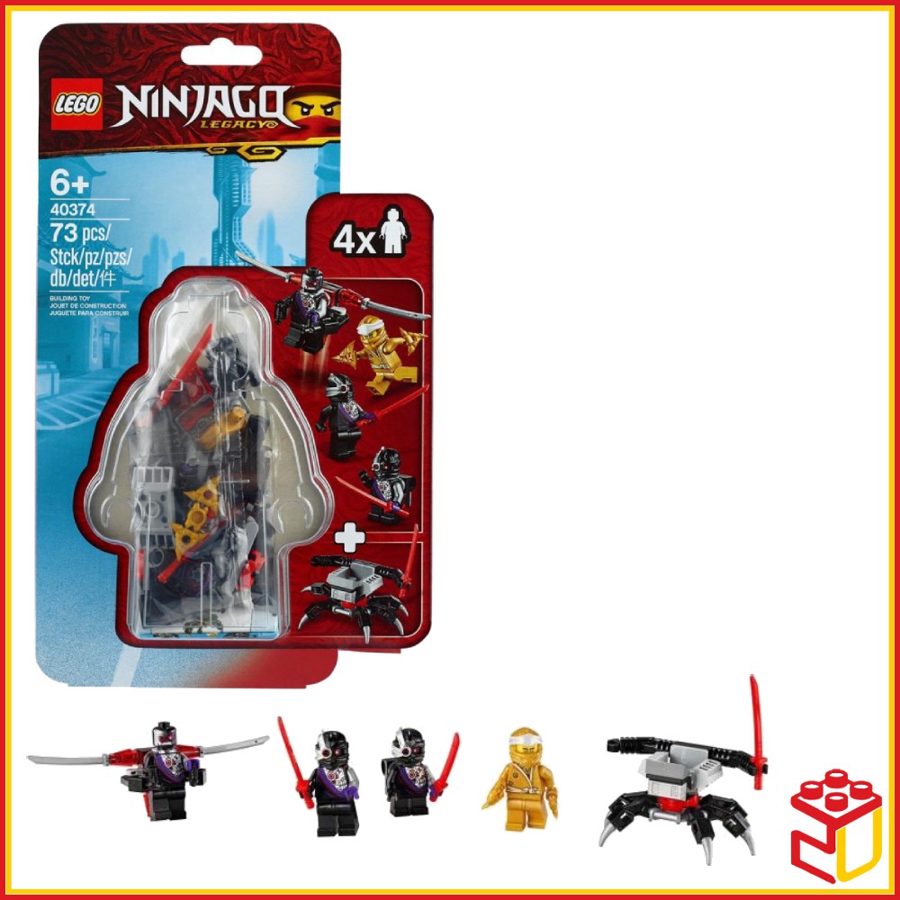 40374 LEGO Ninjago Series Gold Ninja Accessories Shopee Malaysia