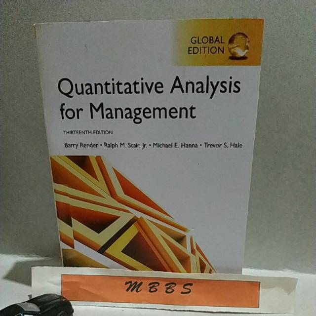 Quantitative Analysis For Management Thirteen Editionbarry Render Shopee Malaysia 2720