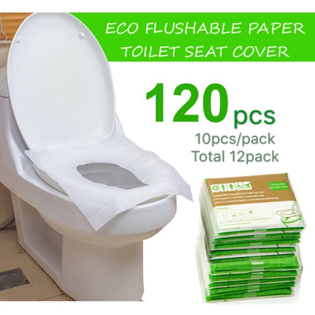 Eco Flushable paper disposable toilet seat cover waterproof toilet seat