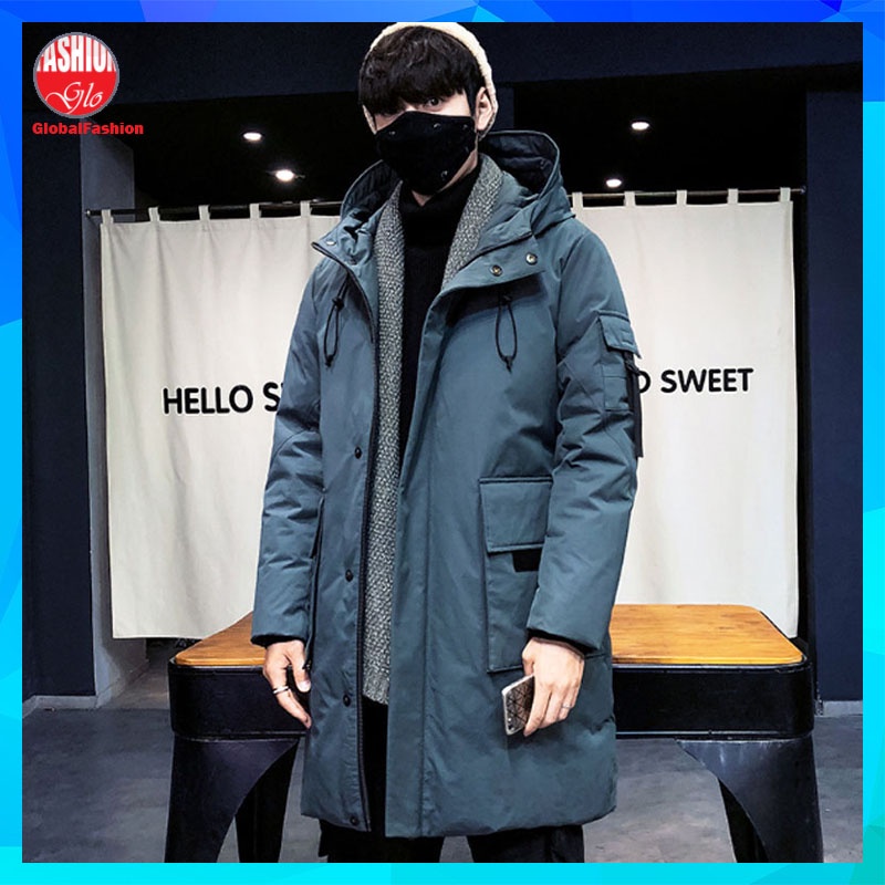 Plus Size Winter Jacket Men Baju Sejuk Lelaki Saiz Besar Hooded Down ...