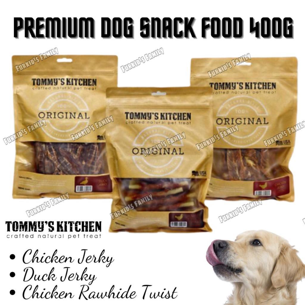 Tommy s Kitchen Premium Snack Food 400g Chicken Jerky Duck Jerky