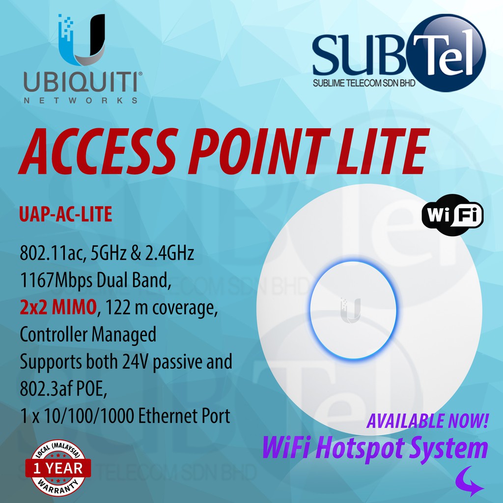 Ubiquiti Networks 4 Pack UAP-AC-PRO UniFi Access Point Enterprise Wi-Fi  System