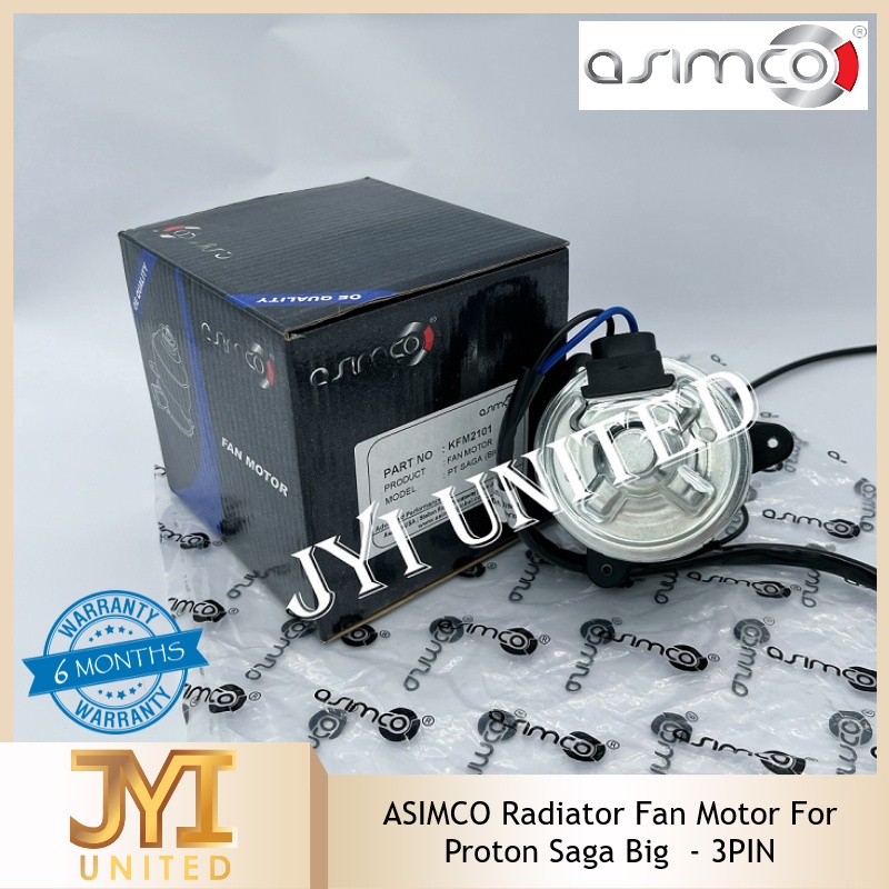 ASIMCO Radiator Fan Motor For Proton Saga Big - 3PIN | Shopee Malaysia
