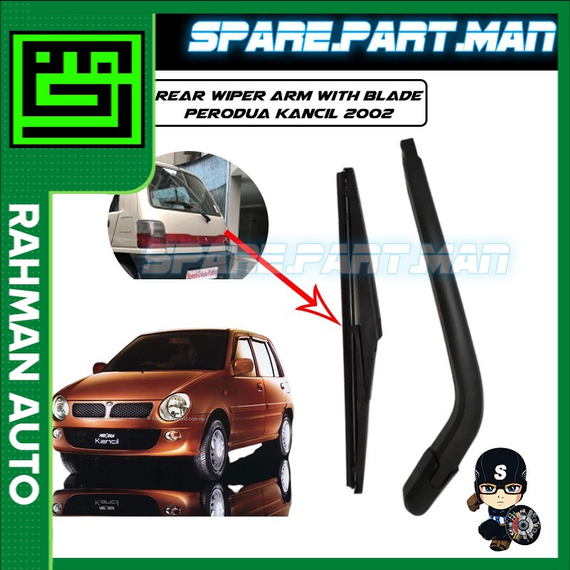 Perodua Kancil Rear Wiper Arm With Blade Shopee Malaysia