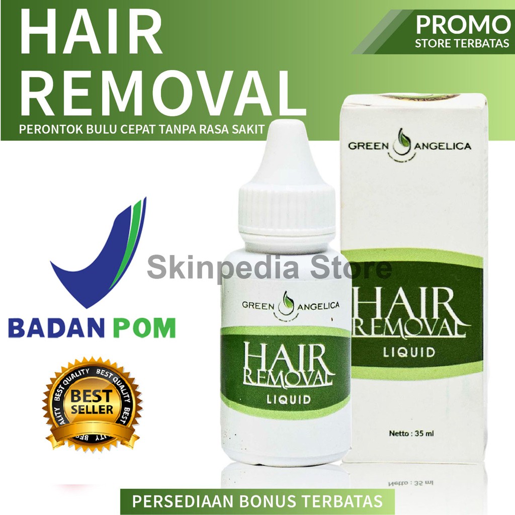 Green ANGELICA Hair Removal Effectively Hair Loss Permanent Shopee