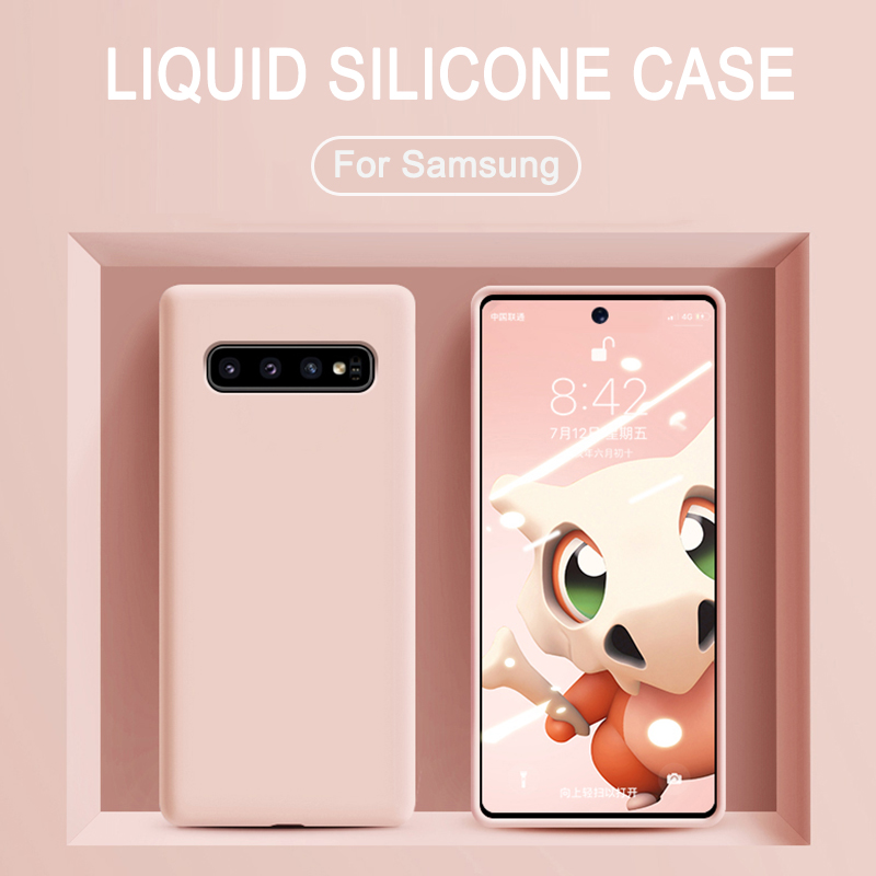 Soft Silicone Case Samsung Galaxy S20 Plus S20 Ultra S20fe S10 Plus Liquid  Silicone Candy Soft Phone Cover