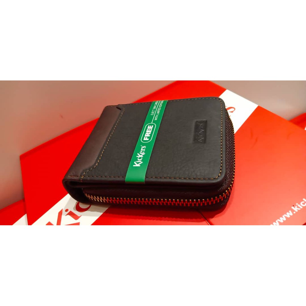 Original Kickers Leather Zip Wallet