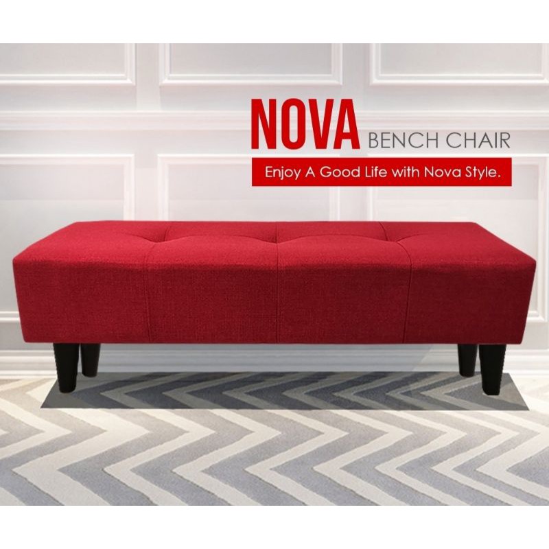 Fabric stool bench chair modern like IKEA/4 feet stool bench chair